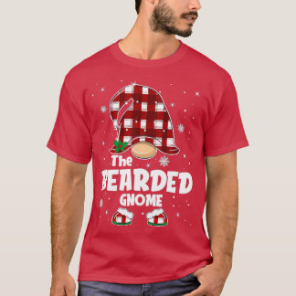 Bearded Gnome Buffalo Plaid Matching 51 T-Shirt