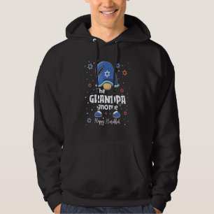 Bearded Gnome Hanukkah Family Matching Pajama Hoodie