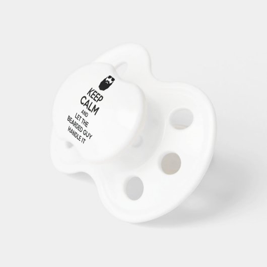 Bearded Guy Pacifier (Front Right)