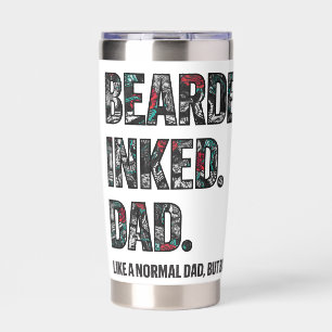 Bearded Inked Dad Insulated Tumbler