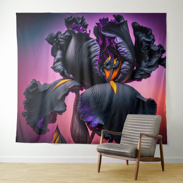 Bearded Iris  Tapestry (In Situ (Horizontal))