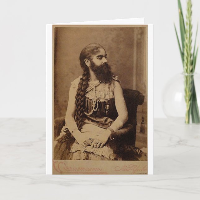 Bearded Lady Card (Front)