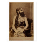 Bearded Lady Vintage Canival Banner Postcard | Zazzle.com
