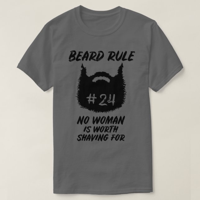 Bearded Men Beards Lover Barber Gift 4 T-Shirt (Design Front)