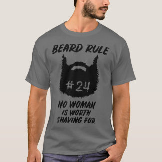 Bearded Men Beards Lover Barber Gift 4 T-Shirt