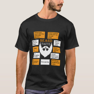 Bearded Men Gift Funny Beard Fact T-Shirt