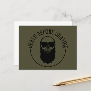 Bearded quotes funny beard sayings gifts holiday postcard