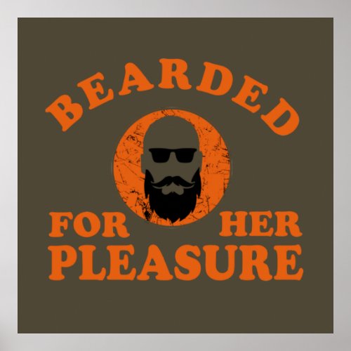 Bearded quotes funny beard sayings gifts poster