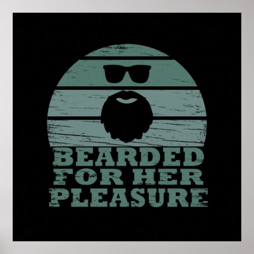Bearded quotes funny beard sayings gifts poster