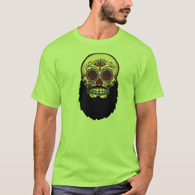 Bearded  Skull T-Shirt (Front)