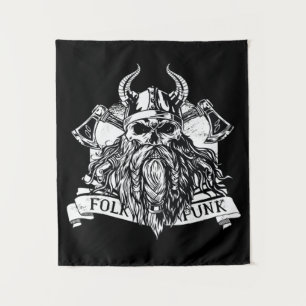 Bearded Viking Warrior Tapestry