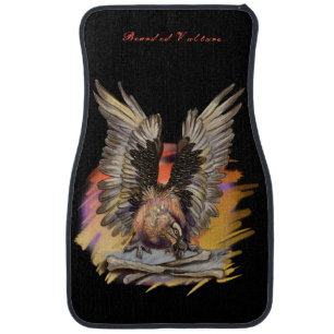 Bearded Vulture Car Floor Mat