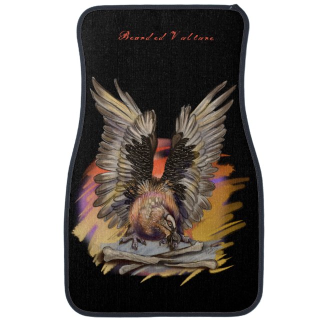 Bearded Vulture Car Floor Mat (Front)