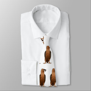 Bearded Vulture cartoon illustration  Neck Tie