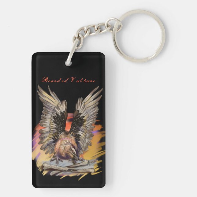 Bearded Vulture Keychain (Back)