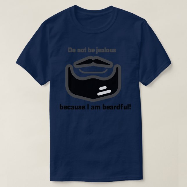 Beardful funny beard Gift for guys T-Shirt (Design Front)