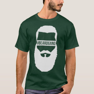 BeardGang Full Beard White T-Shirt