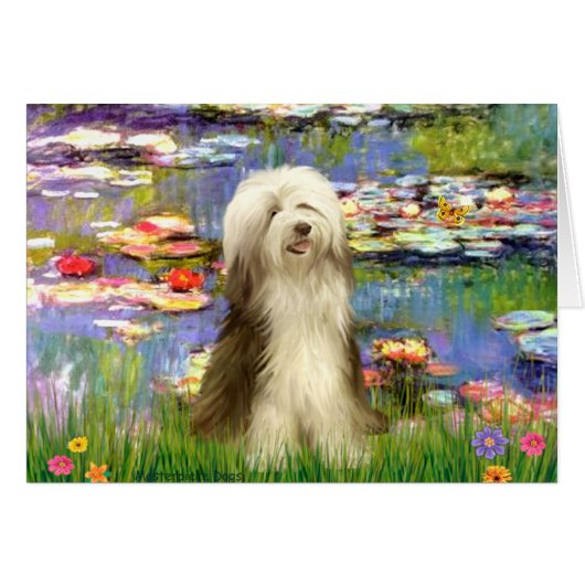 Beardie 16 - Lilies 2 Cards (Front Horizontal)