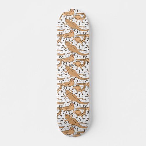 Beardie and Worms _ Bearded Dragons Skateboard