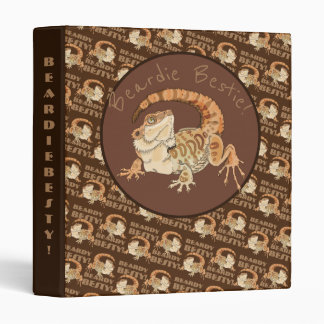 Beardie Bestie! 3 Ring Binder