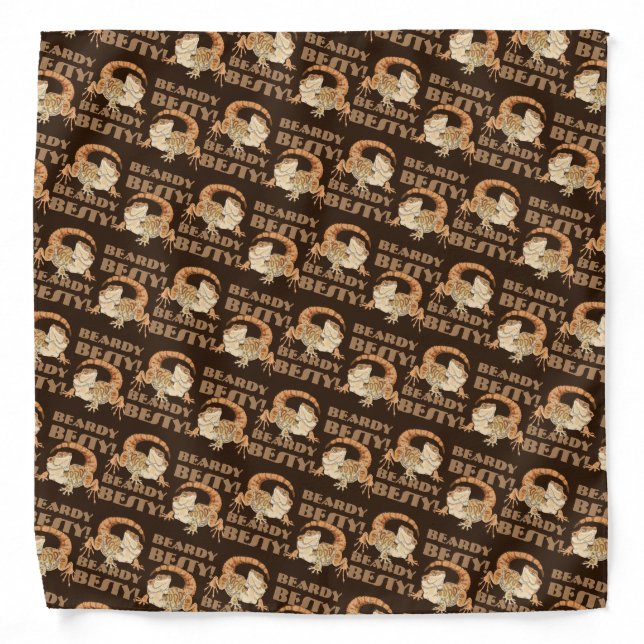 Beardie Bestie  Bandana (Front)