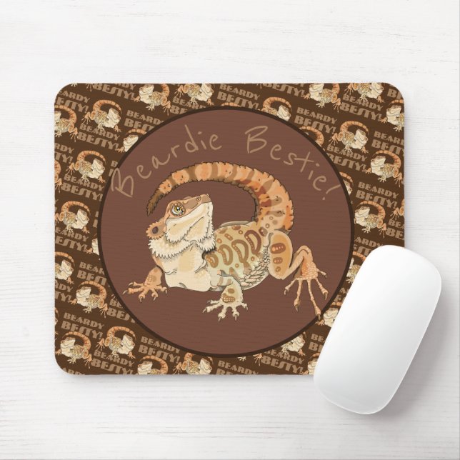 Beardie Bestie! Mouse Pad (With Mouse)