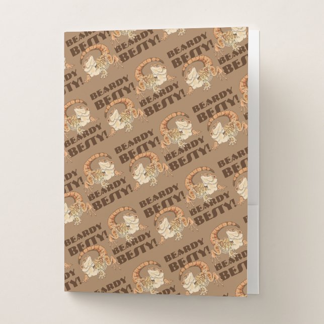 Beardie Bestie  Pocket Folder (Front)