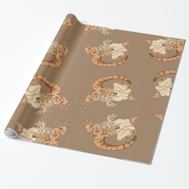 Beardie Bestie Wrapping Paper (Unrolled)