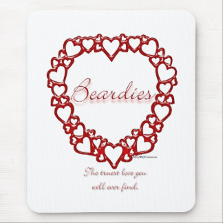 Beardie True Love Mouse Pad