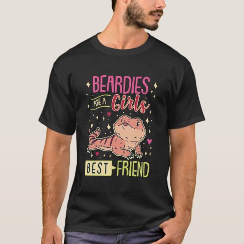 Beardies Are A Girls Best Friend I Gift Idea For B T_Shirt