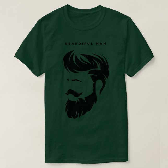 Beardiful Man T-Shirt (Design Front)