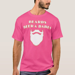 Beards Beer Mustache Lovers Ts T-Shirt