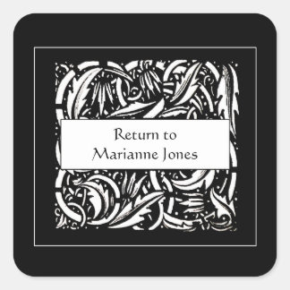 Beardsley Acanthus Leaf Bookplate