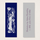Beardsley Angel Floral Book Mark (Front & Back)