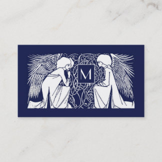 Beardsley Angels Monogram Mommy Calling Card