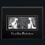 Beardsley Art Nouveau Illustrations Calendar<br><div class="desc">This calendar features a reproduced series of black and white illustrations by Aubrey Beardsley, created for a special edition of Malory's Morte d'Arthur (c 1892). Set as a Jan-Dec, 2013 calendar, but you can "customize" it to start with any month.</div>