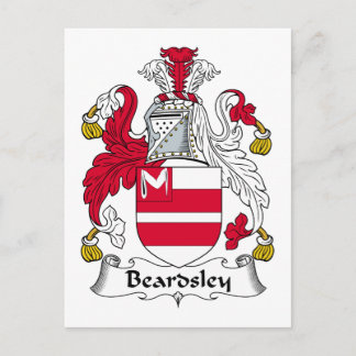 Beardsley Family Crest Postcard