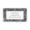Beardsley Floral Border Elegant Business Card