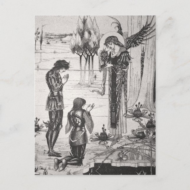 Beardsley Holy Grail Post Card (Front)