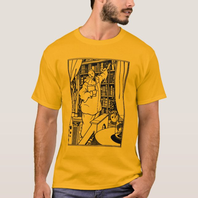 Beardsley Illustration: Pierrot's Library T-Shirt (Front)