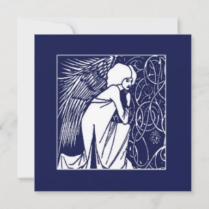 Beardsley Nouveau Angel Holiday Cards