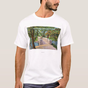 Beardsley Park View of the Stone Bridge T-Shirt
