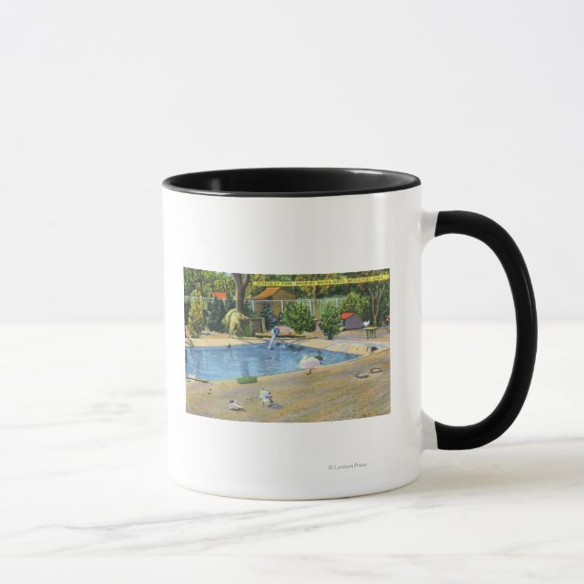Beardsley Park View of Waterbirds Mug (Right)