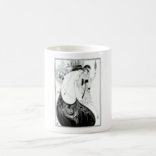 Beardsley Peacock Skirt Vintage  Coffee Mug