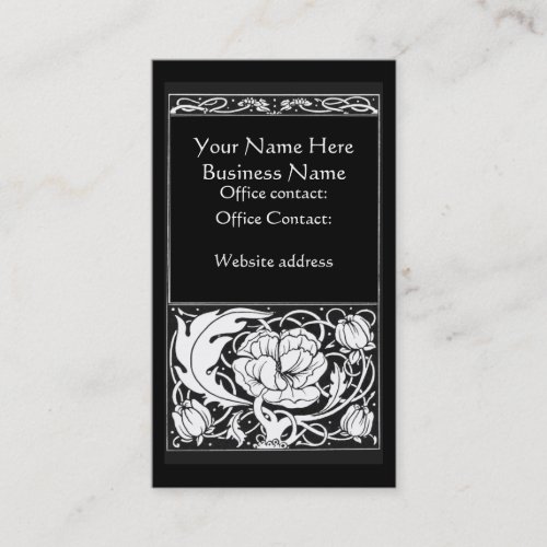 Beardsley Peony Business Card