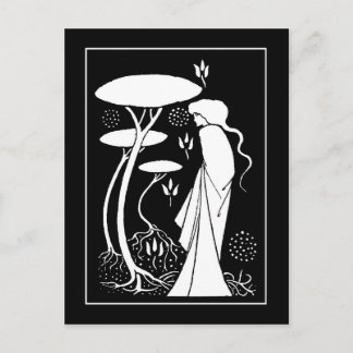 Beardsley Sorceress LeFay Post Card