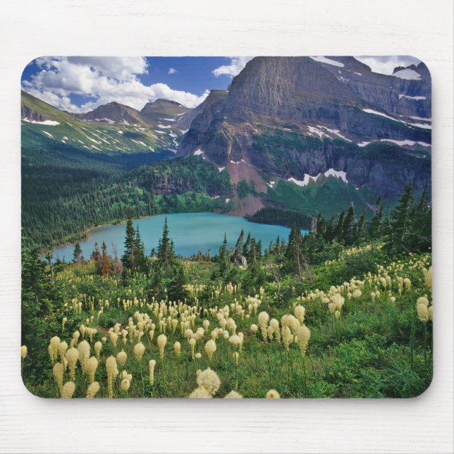 Beargrass above Grinnell Lake in the Many Mouse Pad (Front)