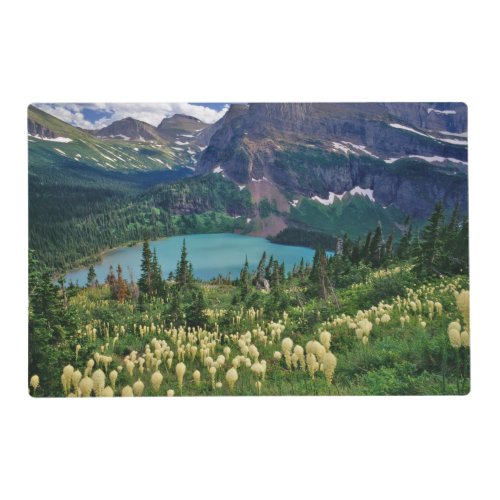 Beargrass above Grinnell Lake in the Many Placemat