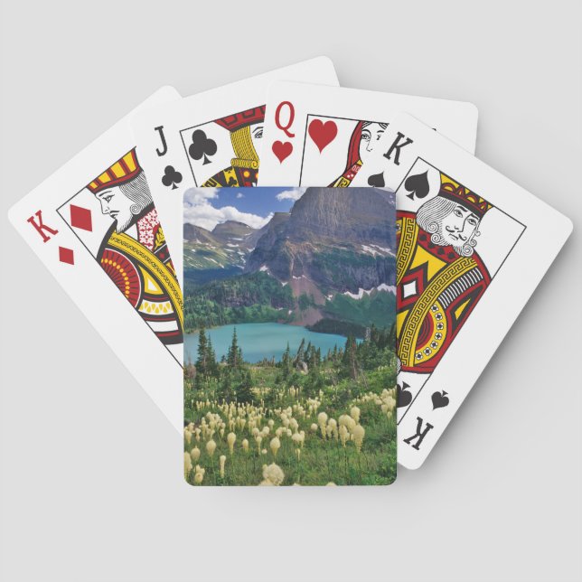 Beargrass above Grinnell Lake in the Many Poker Cards (Back)