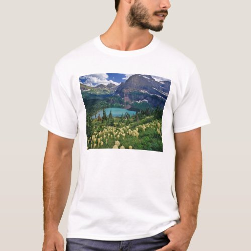 Beargrass above Grinnell Lake in the Many T_Shirt